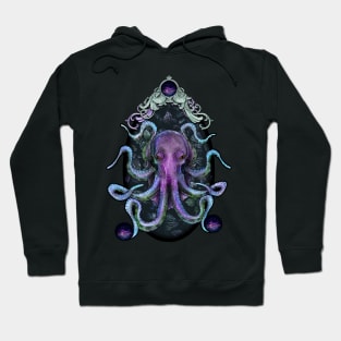 Space octopus pendant Hoodie